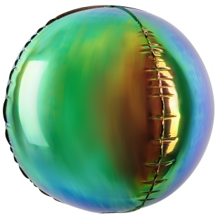 Шар 3D (32''/81 см) Сфера, Фантом, Хамелеон, 1 шт. в уп.
